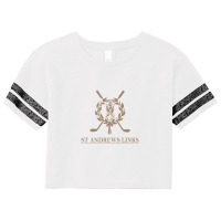 St Andrews Links Scorecard Crop Tee | Artistshot