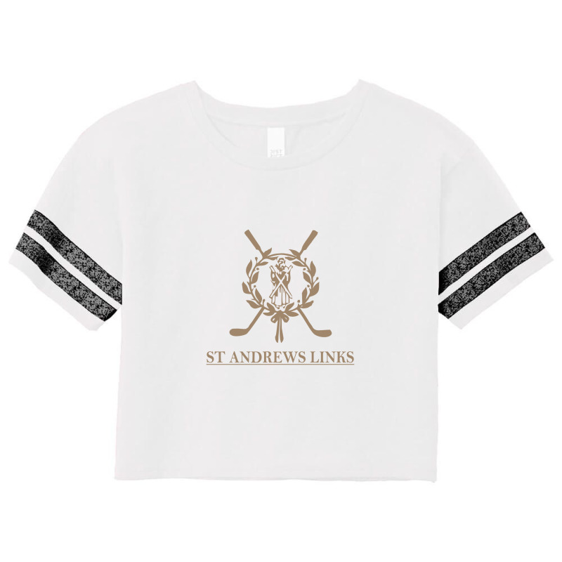 St Andrews Links Scorecard Crop Tee by cm-arts | Artistshot