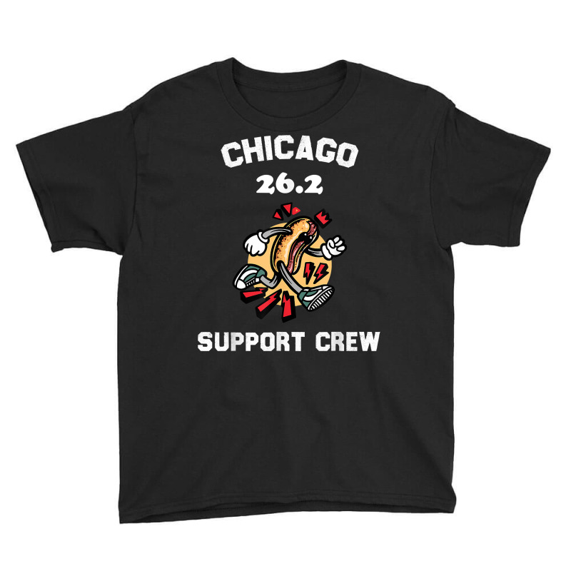 Chicago 2022 Marathon Support Crew For Hot Dogs Home Runs T Shirt Youth Tee by cm-arts | Artistshot