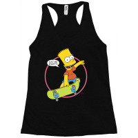 The Simpsons Bart Simpson Eat My Shorts Racerback Tank | Artistshot