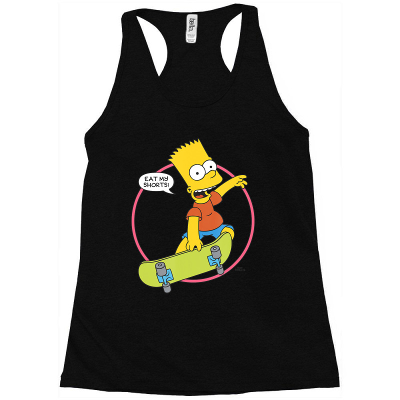 The Simpsons Bart Simpson Eat My Shorts Racerback Tank by Kanmopsuk45 | Artistshot