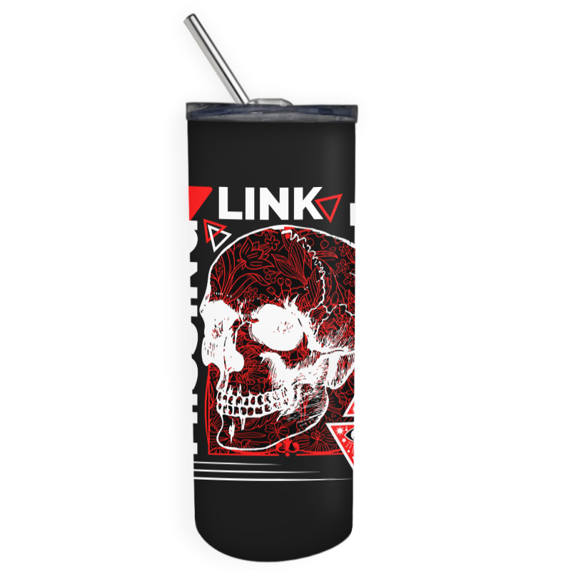 Skull Urban Street, Skull Urban Street Art, Skull Urban Street Paintin Skinny Tumbler | Artistshot