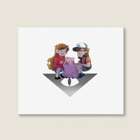 Mystery Twins Landscape Canvas Print | Artistshot