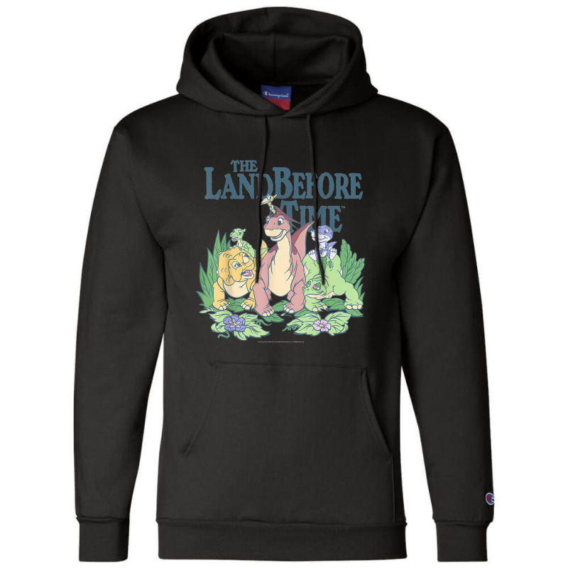 Land Before Time Pastel Dinosaur Friends Champion Hoodie | Artistshot