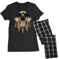 Native American Crow, Native American Crow Art, Native American Crow P Women's Pajamas Set | Artistshot