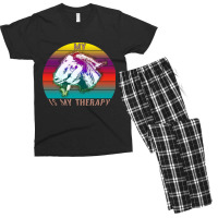 My Goat Is My Therapy, My Goat Is My Therapy Art, My Goat Is My Therap Men's T-shirt Pajama Set | Artistshot