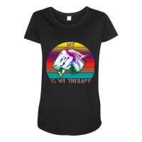 My Goat Is My Therapy, My Goat Is My Therapy Art, My Goat Is My Therap Maternity Scoop Neck T-shirt | Artistshot