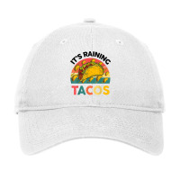 Taco Shirt It's Raining Tacos Tuesday Funny Mexican Food T Shirt Adjustable Cap | Artistshot