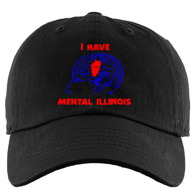 I Have Mental Illinois Funny Kids Cap | Artistshot