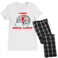 I Have Mental Illinois Funny Women's Pajamas Set | Artistshot