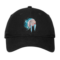 Native Indian Chief, Native Indian Chief Art, Native Indian Chief Pain Adjustable Cap | Artistshot