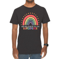 Ser Bilingue Es Un Superpoder Spanish Teacher Back To School T Shirt Vintage T-shirt | Artistshot