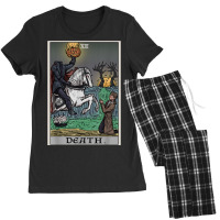 Death Tarot Card Headless Horseman Gothic Spooky Halloween Women's Pajamas Set | Artistshot