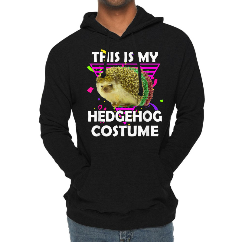 This Is My Hedgehog Costume Funny Halloween Lazy Costume Lightweight Hoodie | Artistshot