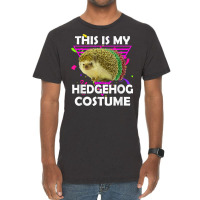 This Is My Hedgehog Costume Funny Halloween Lazy Costume Vintage T-shirt | Artistshot