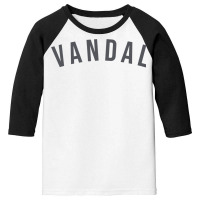 Vandal By Kid Vandal Pullover Hoodie Youth 3/4 Sleeve | Artistshot