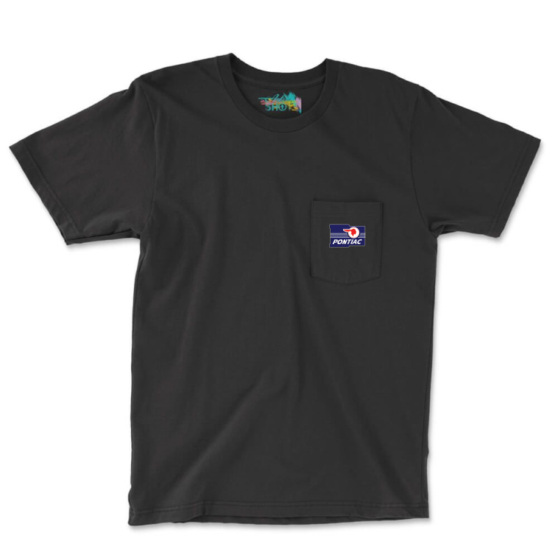 Retro 1940s Pontiac Classic Car Dealership Sign Pocket T-shirt | Artistshot