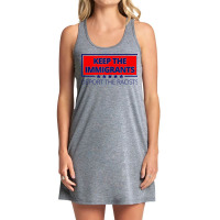 Keep The Immigrants Deport The Racists Shirt Anti Racism T Shirt Tank Dress | Artistshot