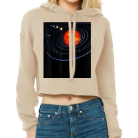 Solar System Eight Planets In Space T Shirt Cropped Hoodie | Artistshot