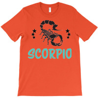 Custom Scorpio Zodiac T-shirt By Emardesign - Artistshot