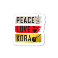 Kora Music Instrument Stringed Music Kora Music Players Premium T Shir Sticker | Artistshot