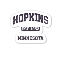 Hopkins Minnesota Mn Vintage State Athletic Style Sticker | Artistshot