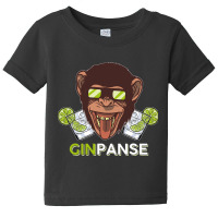 Ginpanse, Ginpanse Vintage, Ginpanse Art, Ginpanse Painting, Gin, Pans Baby Tee | Artistshot