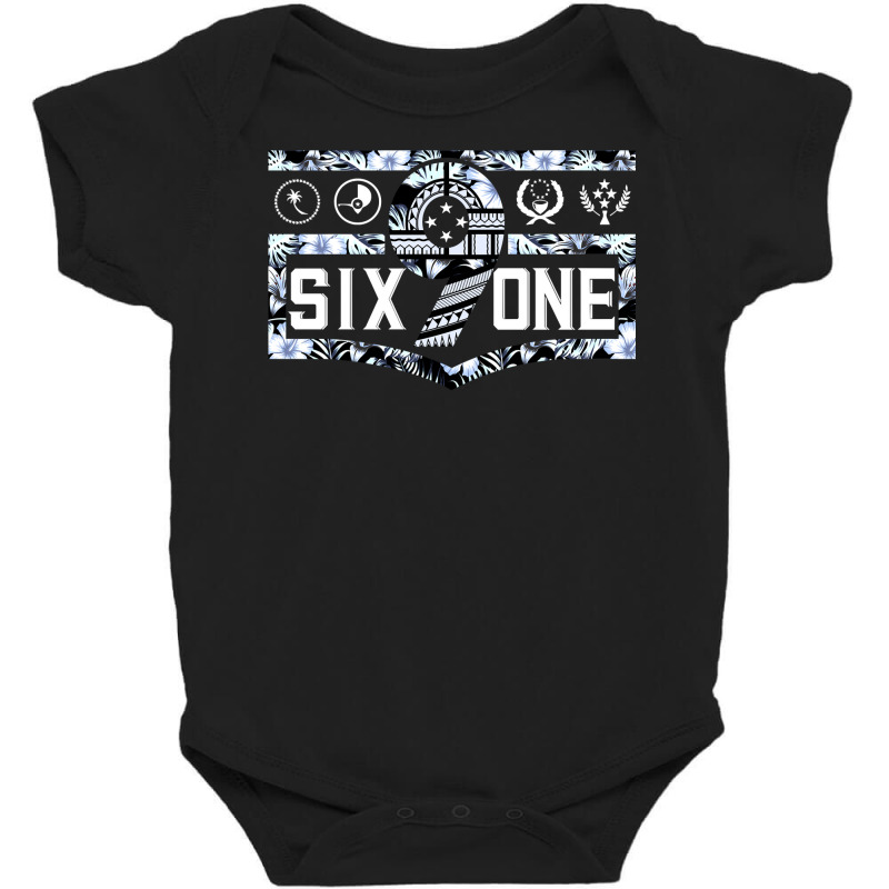 Micronesia 691 Pohnpei Chuuk Yap Kosrae Pullover Hoodie Baby Bodysuit by cm-arts | Artistshot