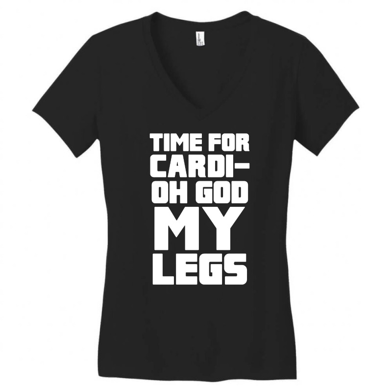 Cardi Oh God My Legs Women's V-Neck T-Shirt by syakirra | Artistshot