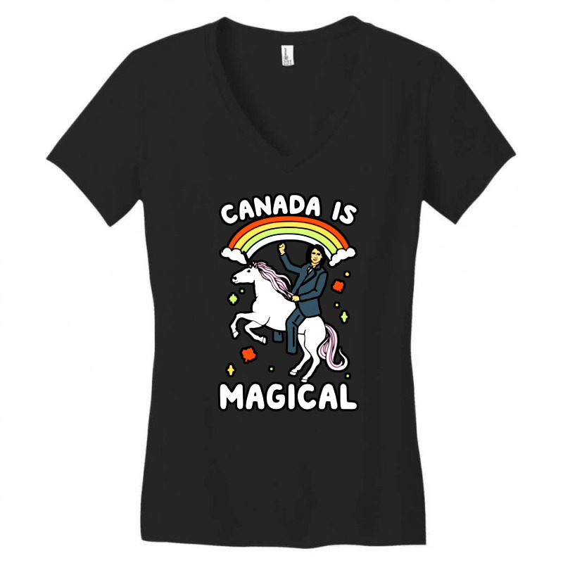 Canada Is Magical Women's V-Neck T-Shirt by syakirra | Artistshot