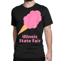 Illinois State Fair Pink Cotton Candy County Fair Classic T-shirt | Artistshot