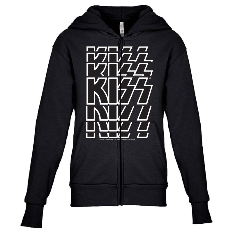 Kiss Youth Zipper Hoodie | Artistshot