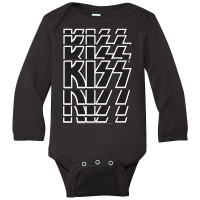 Kiss Long Sleeve Baby Bodysuit | Artistshot