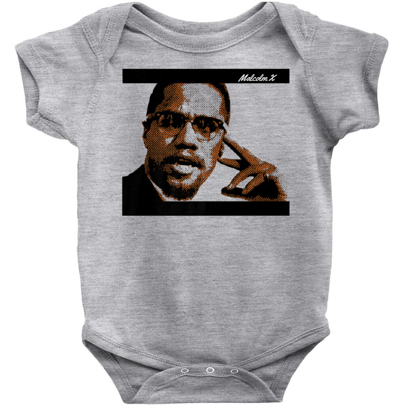 Malcolm Civil Rights America Premium T Shirt Baby Bodysuit by cm-arts | Artistshot