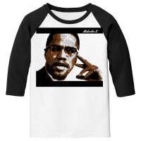 Malcolm Civil Rights America Premium T Shirt Youth 3/4 Sleeve | Artistshot