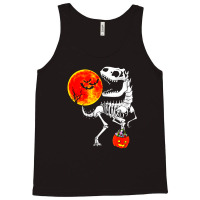 Halloween Dinosaur T Rex Skeleton Tank Top | Artistshot