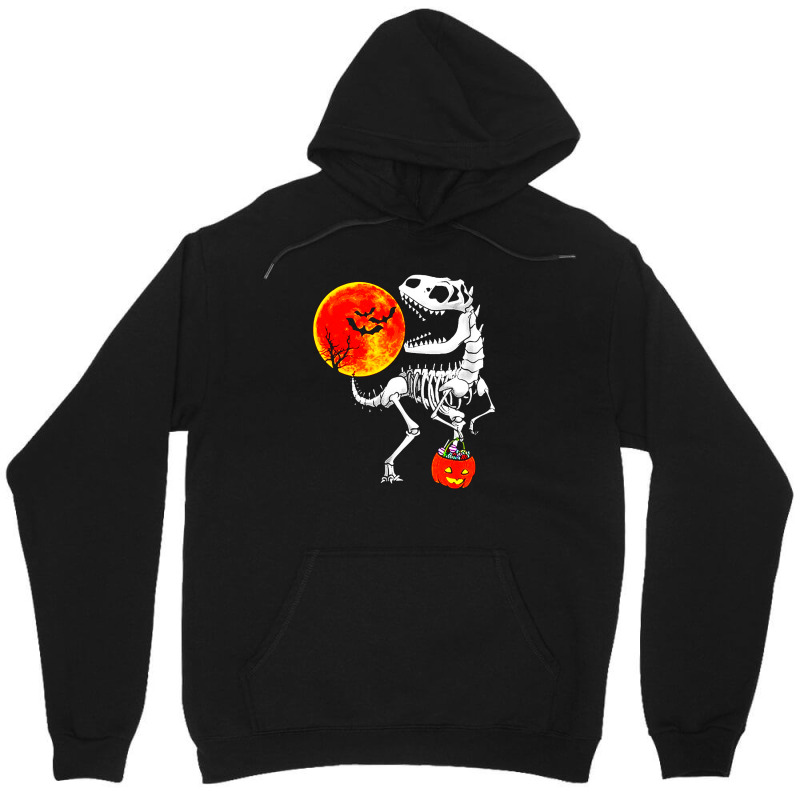 Halloween Dinosaur T Rex Skeleton Unisex Hoodie | Artistshot