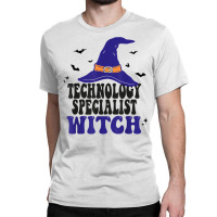 Technology Specialist Witch Halloween Matching Group Costume T Shirt Classic T-shirt | Artistshot