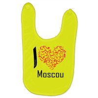 I Love Moscou 8 Baby Bibs | Artistshot