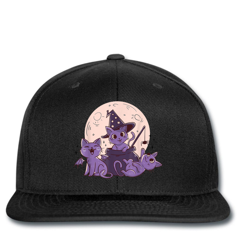 Cat O Ween Cute Halloween Kitten Witches Cats Spiders Scary Printed Hat | Artistshot