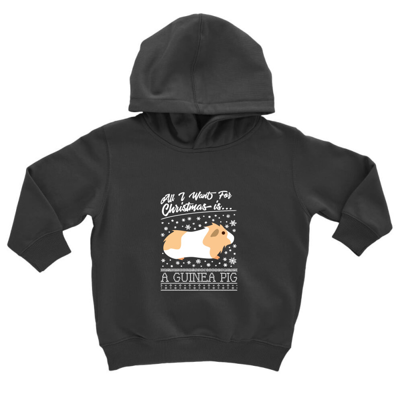 All I Want For Christmas Is A Guinea Pig Toddler Hoodie | Artistshot