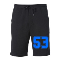 Number #53 Sports Jersey 53rd Anniversary Birthday Fleece Short | Artistshot