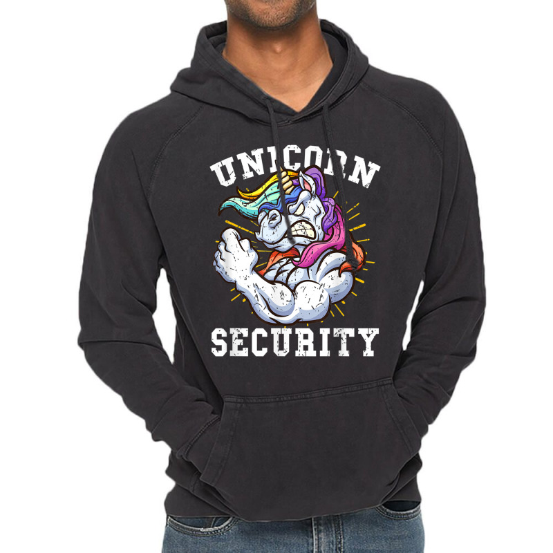 Unicorn Security   Manly Muscular Unicorn Lovers T Shirt Vintage Hoodie | Artistshot