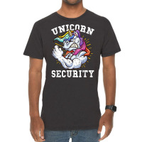 Unicorn Security   Manly Muscular Unicorn Lovers T Shirt Vintage T-shirt | Artistshot