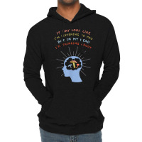 Mycologist Thinking About Mycology Fungi Mushroom Lover T Shirt Lightweight Hoodie | Artistshot