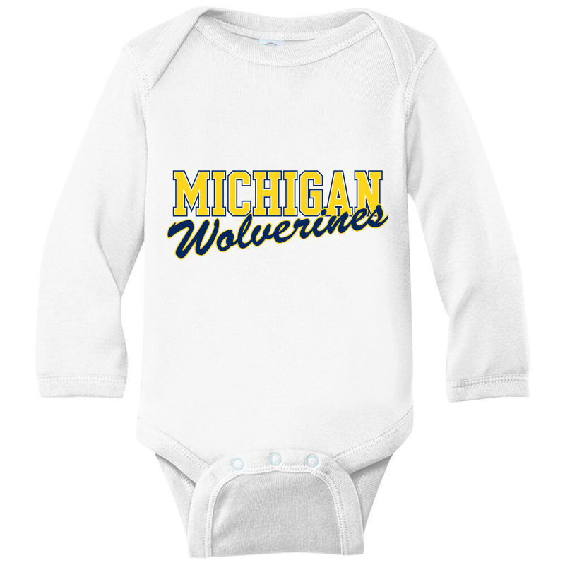 Michigan Long Sleeve Baby Bodysuit by cm-arts | Artistshot