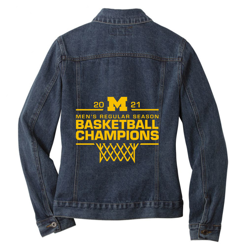 Michigan Ladies Denim Jacket by cm-arts | Artistshot