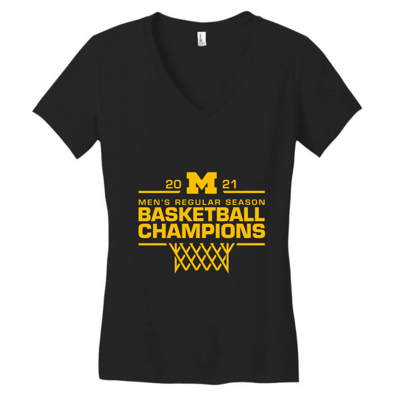 Michigan Women's V-Neck T-Shirt by cm-arts | Artistshot