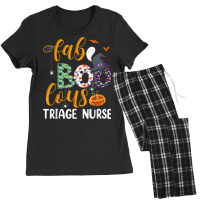 Faboolous Triage Nurse Boo Crew Fabulous Nurse Costume Women's Pajamas Set | Artistshot