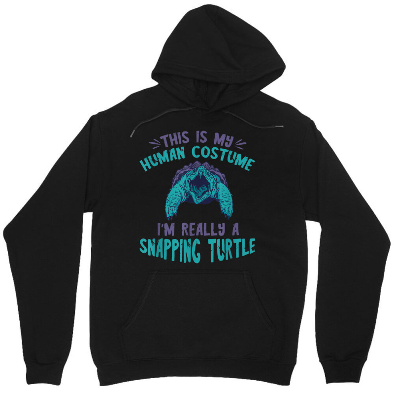 Snapping Turtle Human Costume Aligator Snapping Turtle Unisex Hoodie | Artistshot